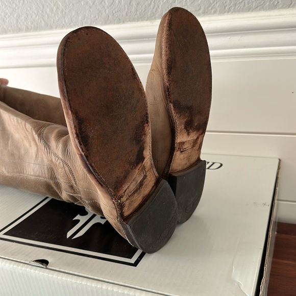 FRYE Paige // Grey Riding Boots // 9.5 - Picture 5 of 9